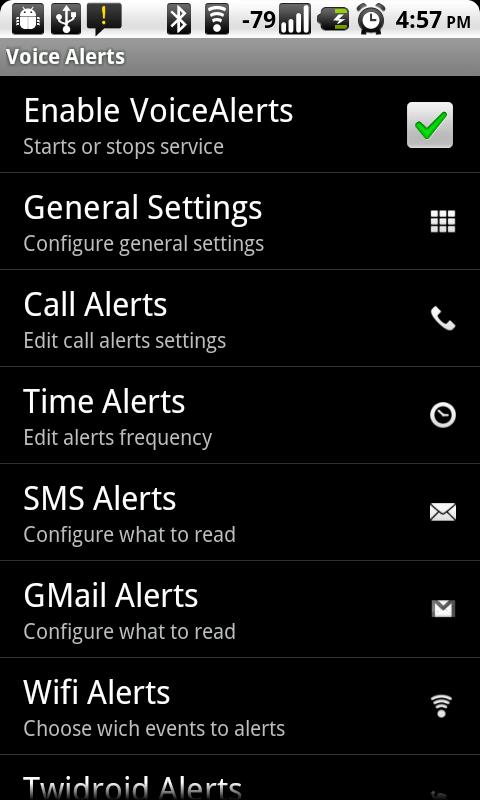 Voice Alerts Demo Android Productivity