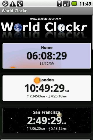 World Clockr Free Android Travel
