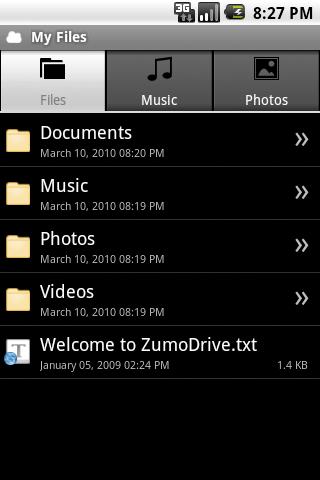 ZumoDrive Android Multimedia