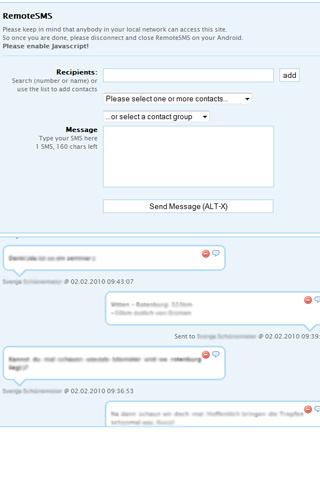 RemoteSMS Full Android Communication