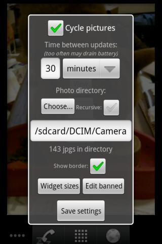 Photo Gallery Widget Android Entertainment