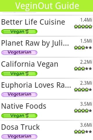 HappyCow VeginOut Guide Android Health & Fitness