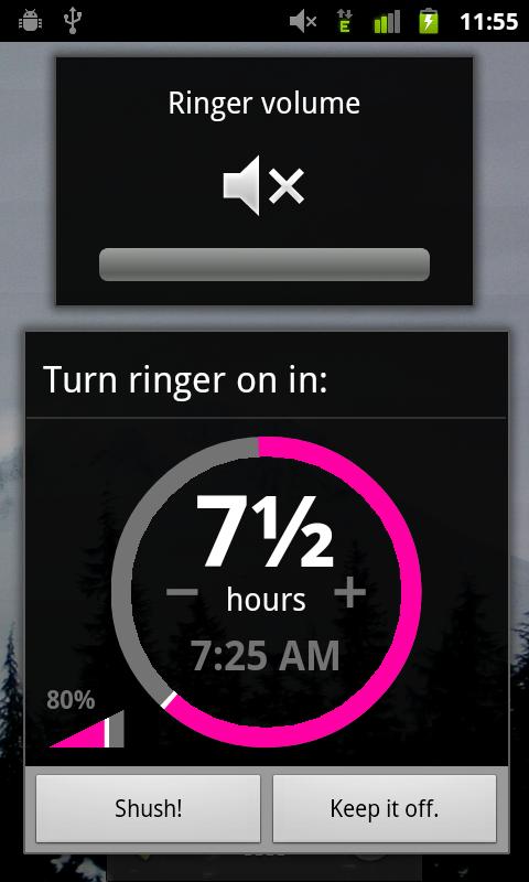 Shush! Ringer Restorer Android Tools