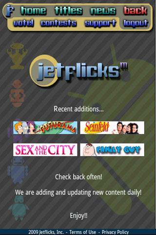 Jetflicks! TV Demo Android Multimedia