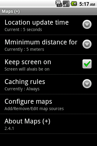 Maps (-) Android Travel & Local