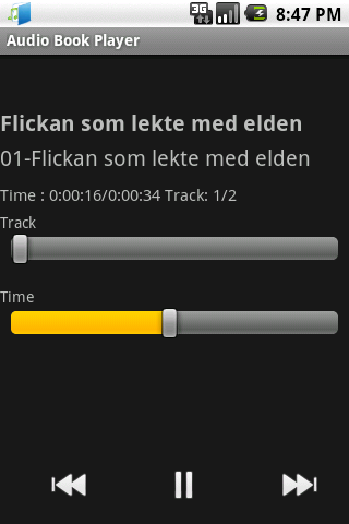 Audiobook player Android Multimedia