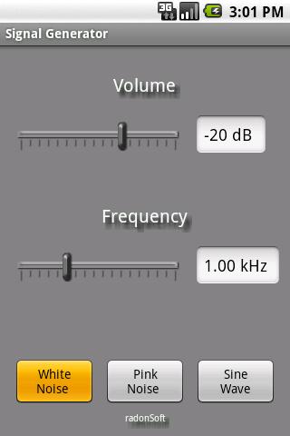 Signal Generator Android Tools