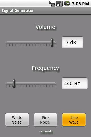 Signal Generator Android Tools