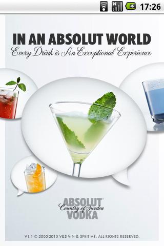 Drinkspiration by ABSOLUT Android Lifestyle