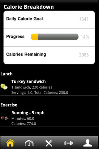 Calorie Tracker by LIVESTRONG Android Health