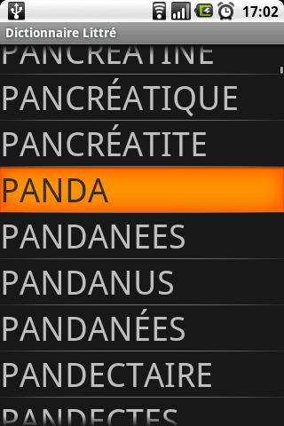 Littre French dictionary Android Reference