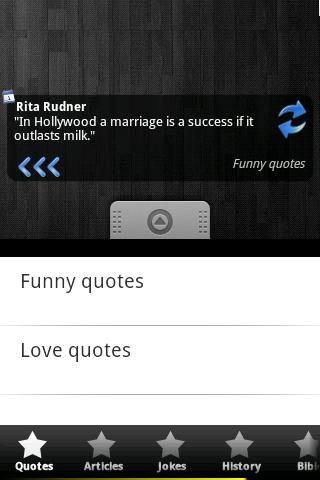 Daily stuff widget Android Entertainment
