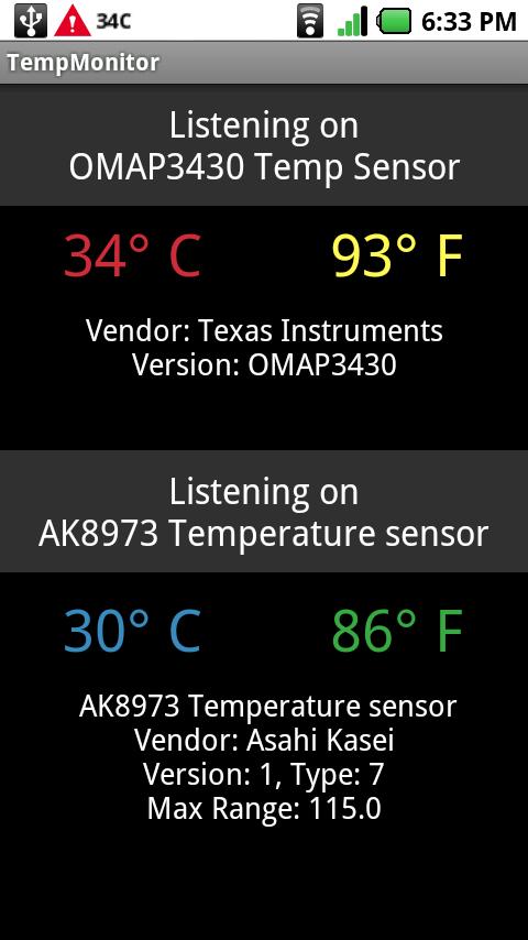 TempMonitor Android Tools