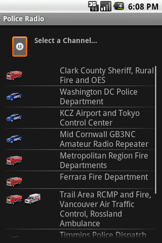 Police Radio Android Communication