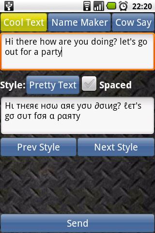 Cool Texter Android Communication