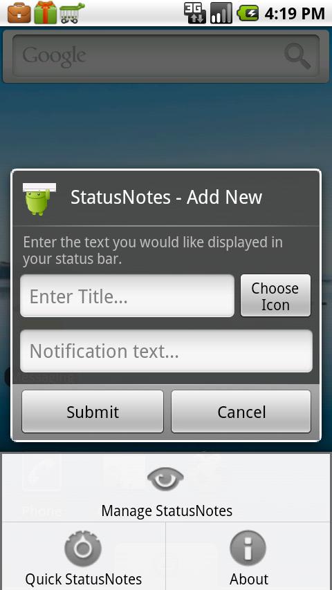 StatusNotes