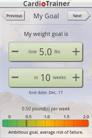Weight Loss for CardioTrainer Android Health & Fitness
