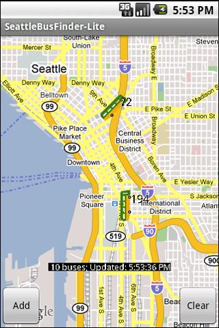 Seattle Bus Finder Lite Android Travel