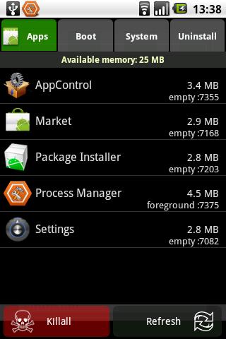 ProcessManager Lite Android Tools
