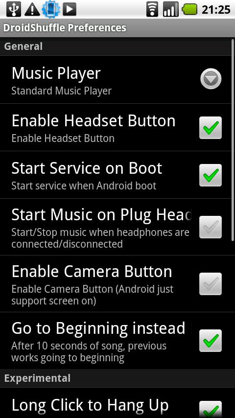 DroidShuffle Android Multimedia