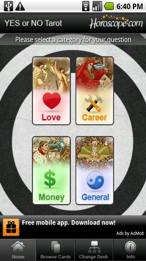 Yes Or No Tarot Android Entertainment