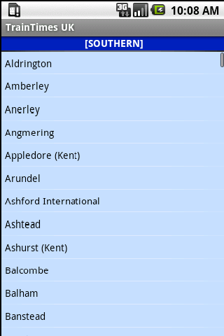 Train Times UK Android Travel