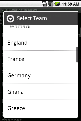 2010 Worldcup News (FREE) Android Sports