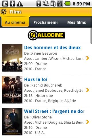 AlloCine (beta) Android Entertainment