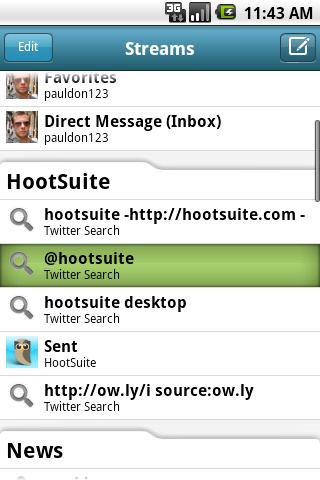 HootSuite Lite Android Social