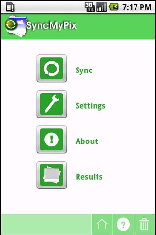 SyncMyPix Android Social