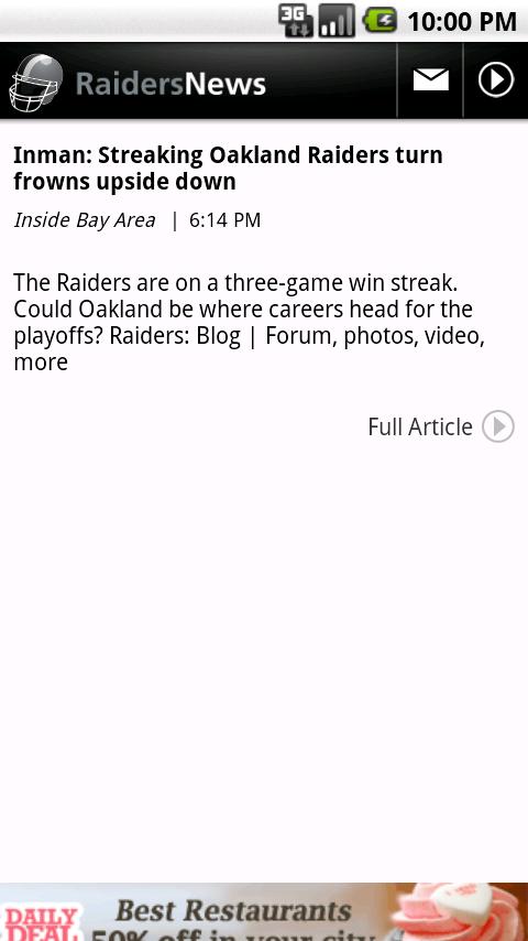 Raiders News Android Sports