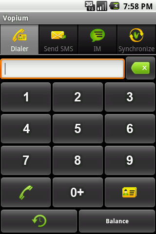 Vopium International Caller Android Communication