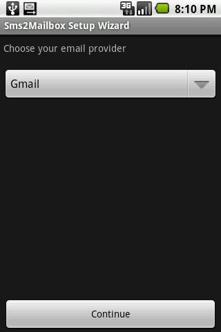 SMS To Mail Box Lite Android Communication