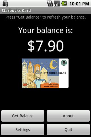 Starbucks Card Android Finance