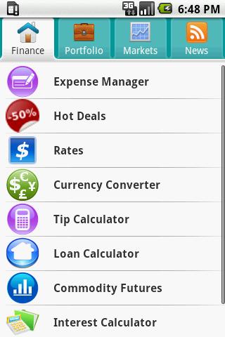 pFinance Android Finance