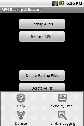 APN Backup & Restore Android Tools