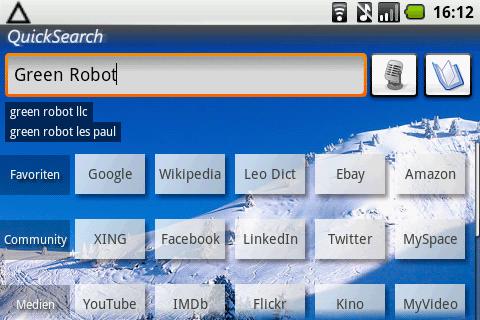 QuickSearch Android Productivity