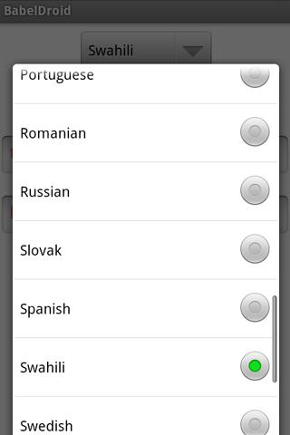 BabelDroid Android Travel