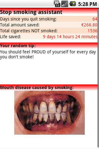 Stop Smoking assistant Android Health