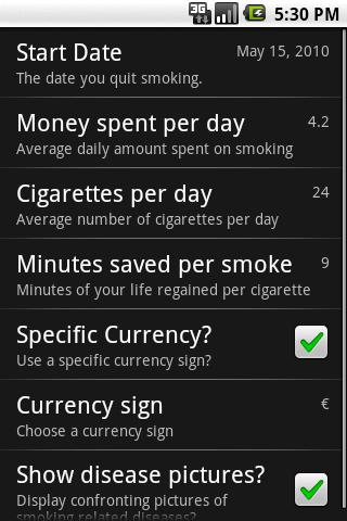 Stop Smoking assistant Android Health