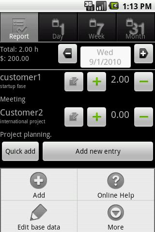 myTimeSheet Android Productivity