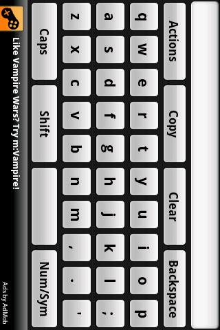 EN,US Virtual Keyboard Android Tools
