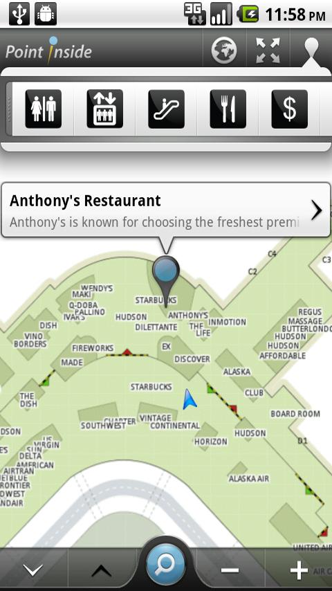 Point Inside Maps for Malls Android Shopping