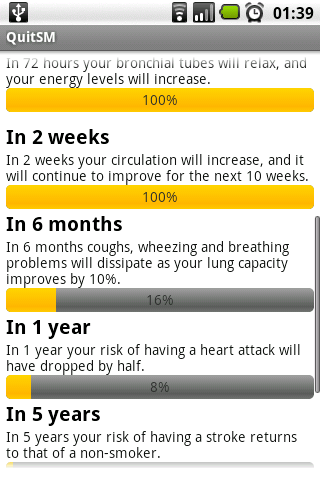 QuitSM Android Health