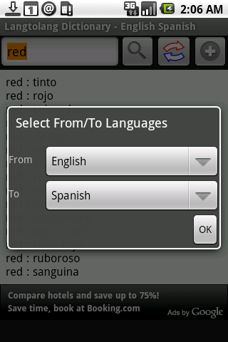 Langtolang Dictionary Android Travel
