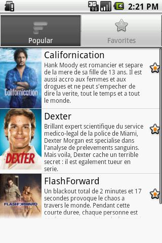 TVShow Android Multimedia