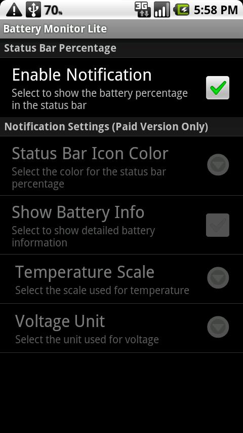 Battery Monitor Lite Android Tools