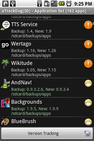aTrackDog(SD) track backup app Android Tools