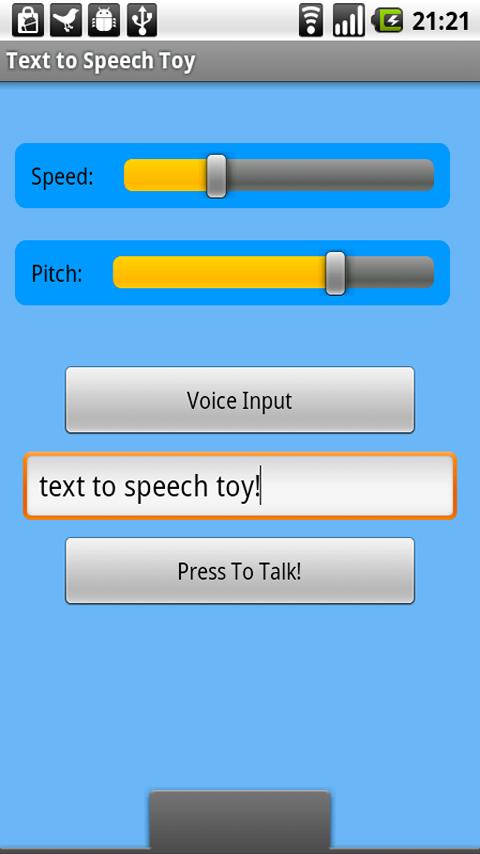 Text To Speech Toy Android Entertainment