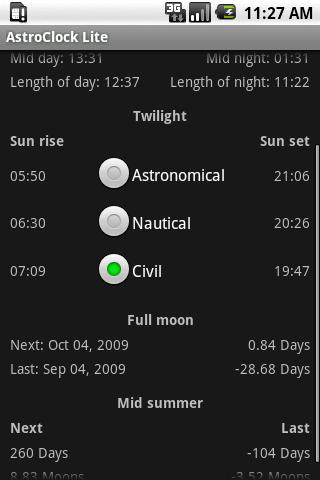 AstroClock Lite Android News & Weather